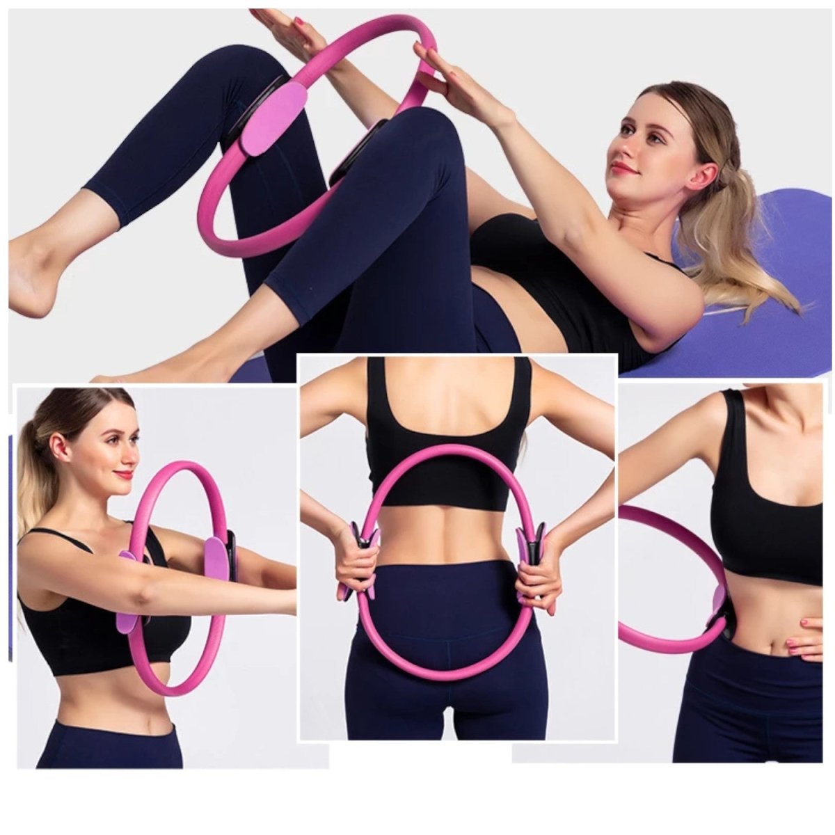 Nuevamente en stock🤩 Precio: $19,90 Este aro pilates es ideal para  tonificar y endurecer los músculos abdominales, cara interna y externa…